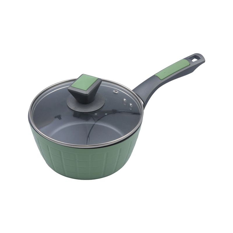 Aluminium composuerunt Fry Pan cum Blue Ceramic Coating
