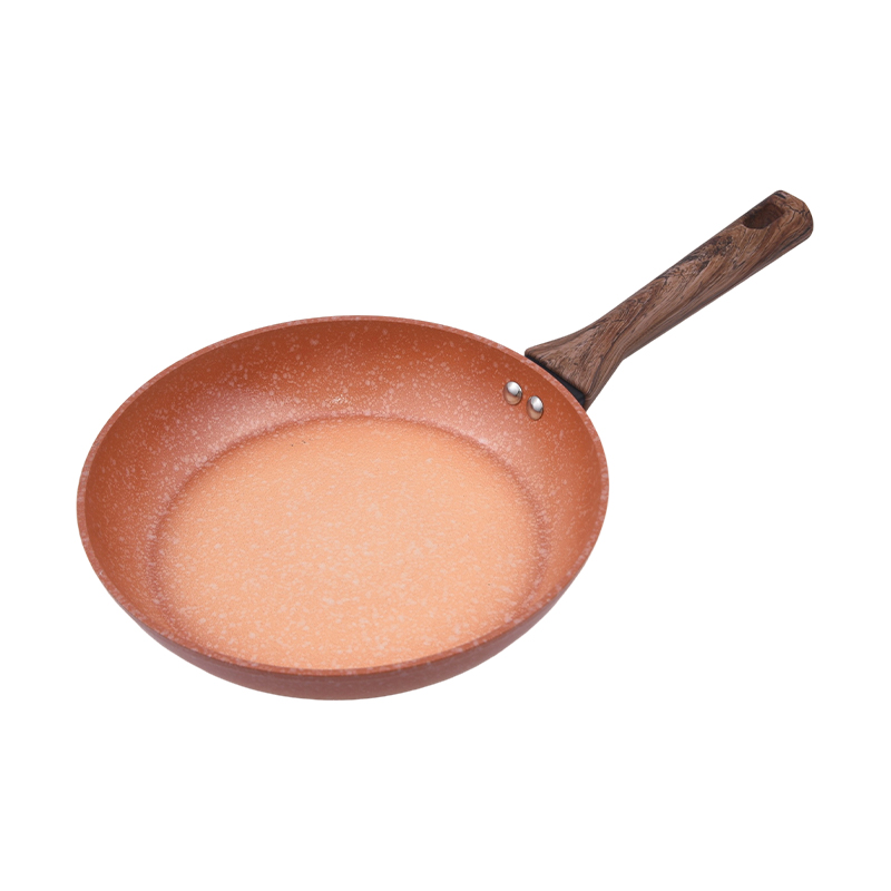 Aluminium composuerunt Aluminium Fry Pan cum Marte Meteorite Ceramic Coating