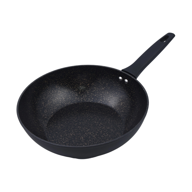 Aluminium fictum Cookware Set cum Marmore Ceramico Nigro Aurum Coating