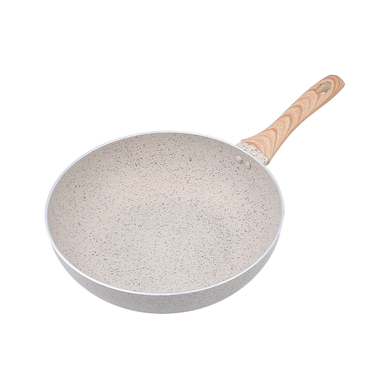 Pressa Aluminium Wok Cream Marble