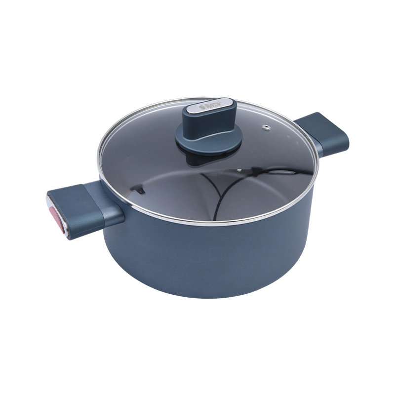 Pressus Aluminium recta figura Casserole